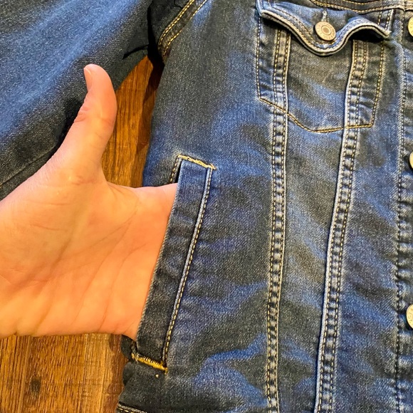 New gap kids boys Jean jacket size large - Picture 8 of 9